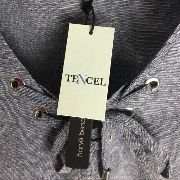 Harve Benard Women's Tank Top Lace Up
Grommet V Neck Size Small - Picture 6 of 8